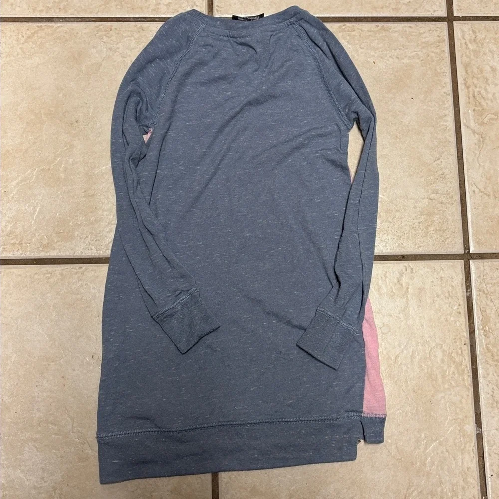 Nike little girls long sleeve dress 4-5 pink blue